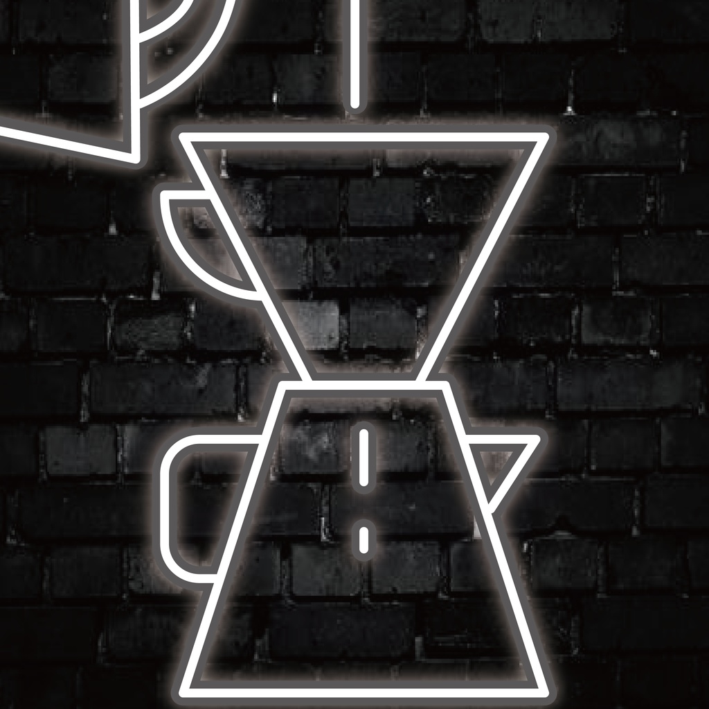 【ネオンアートブロック】Coffee Drip