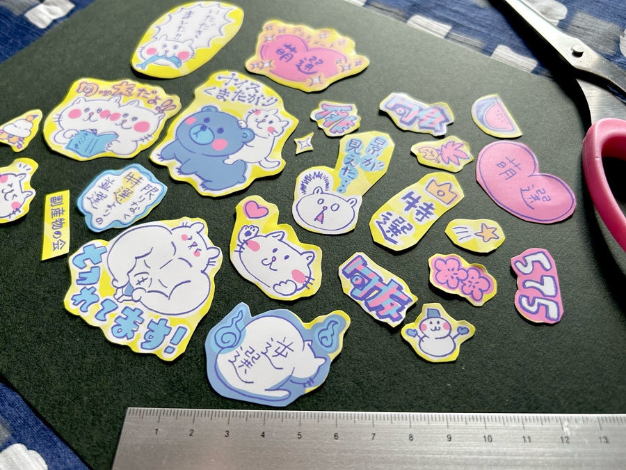 句会で句友にあげるシール(通称:句ッ友シール)