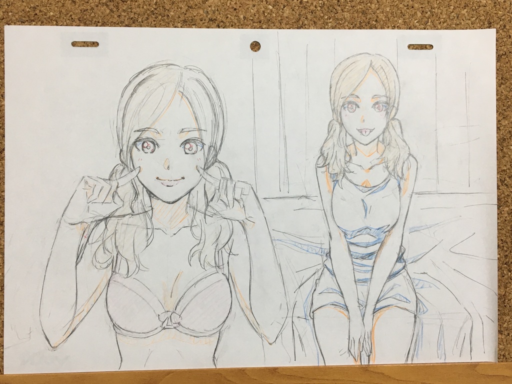 【生原画】オリジナルっ子ちゃん1