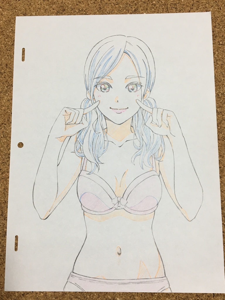 【生原画】オリジナルっ子ちゃん2