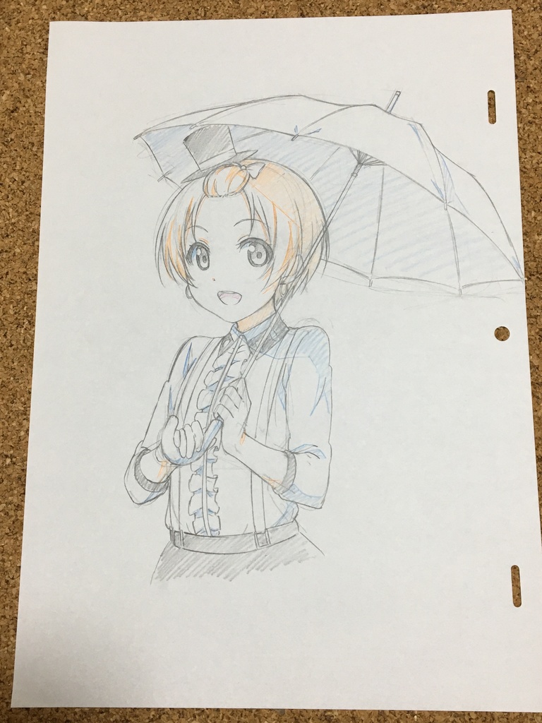 【生原画】凛ちゃん