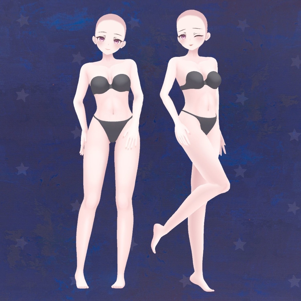 Anime Base Mesh - Female Character