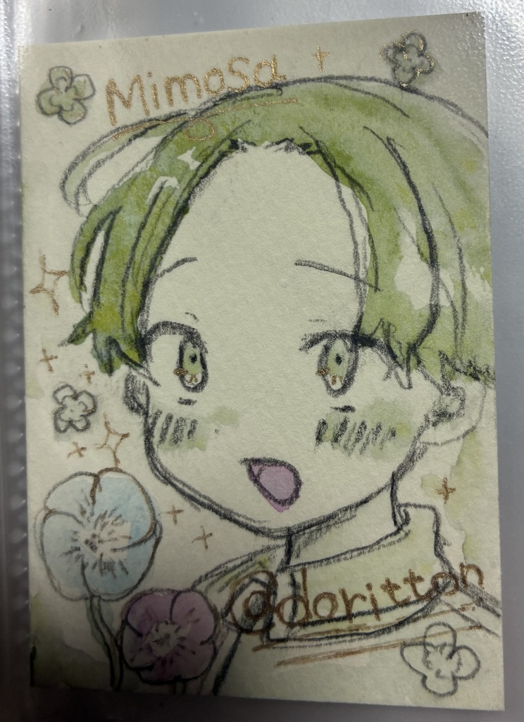 モンゴリアンチョップ！大阪　カード色紙