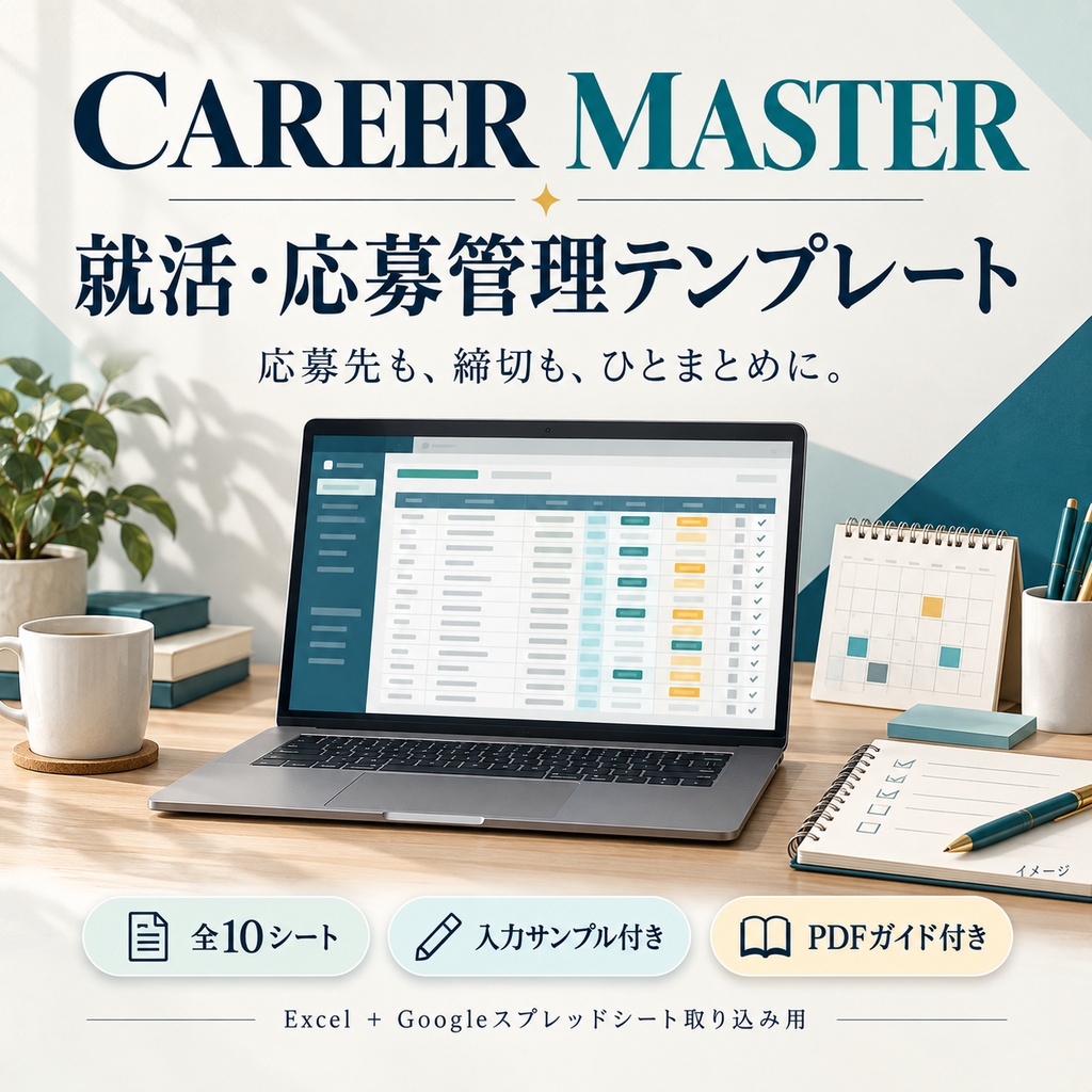 CAREER_MASTER 就活・応募管理テンプレート