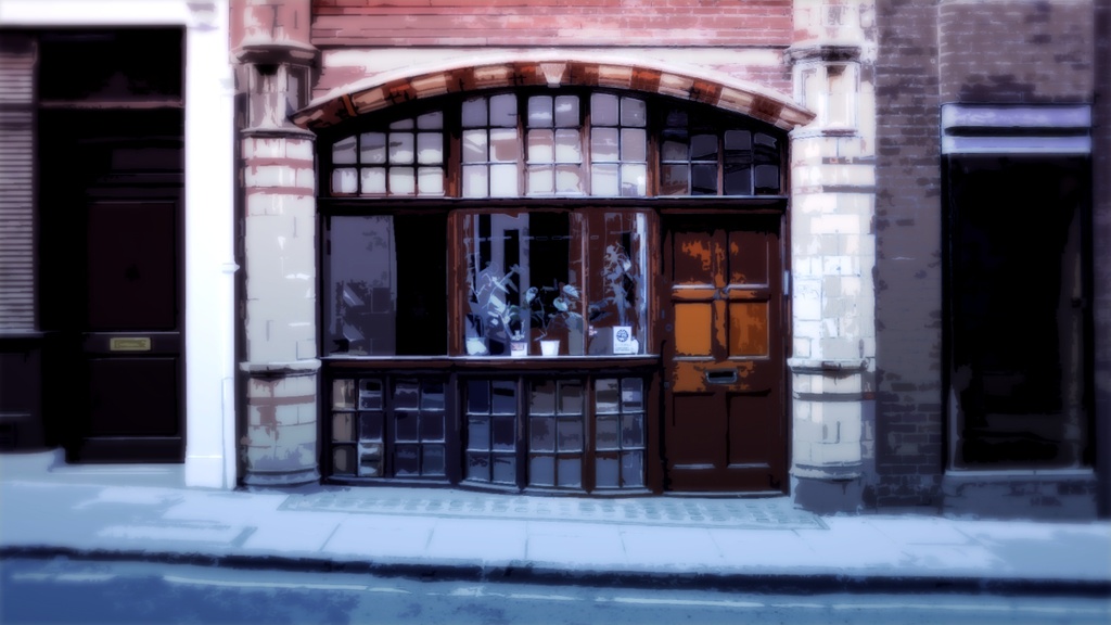 イラスト風背景素材集45枚/街・城・学校など