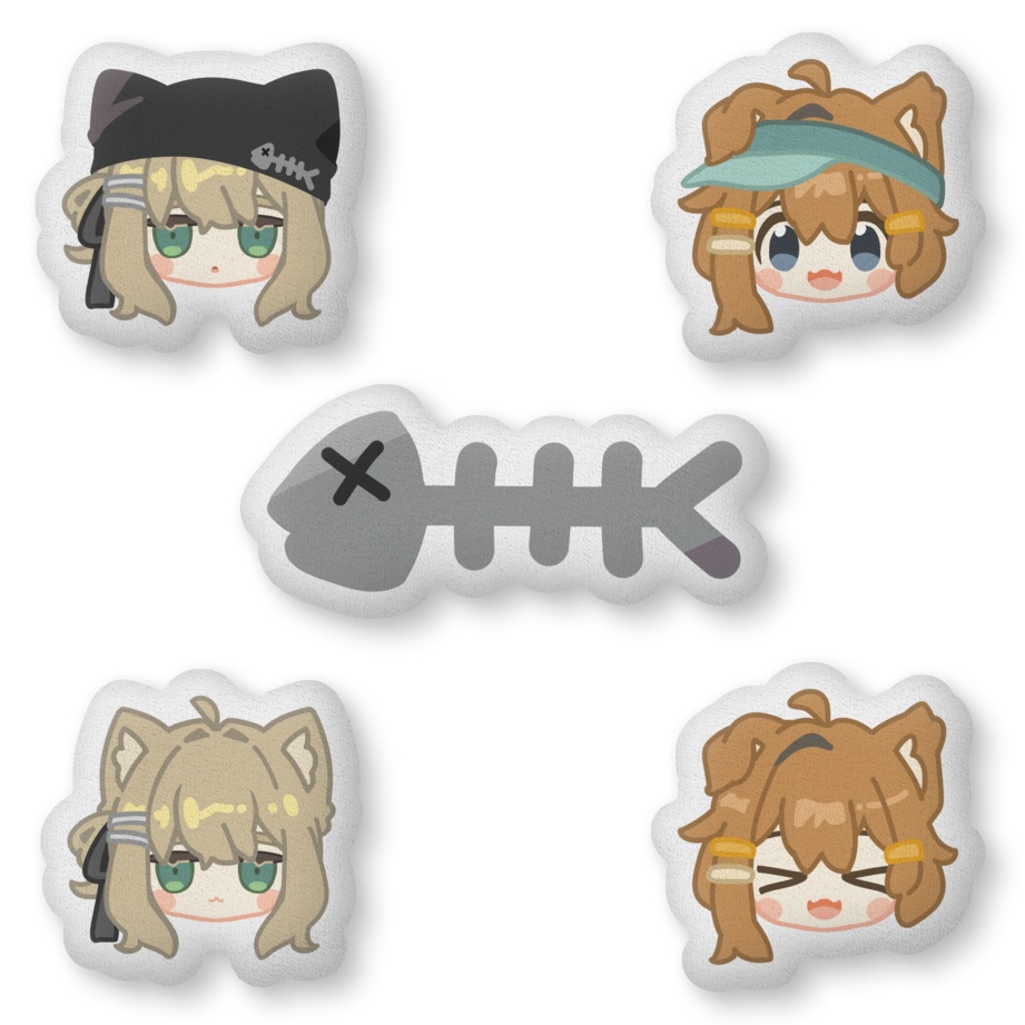 ふかふかクッション【キプフェル・まめひなた】