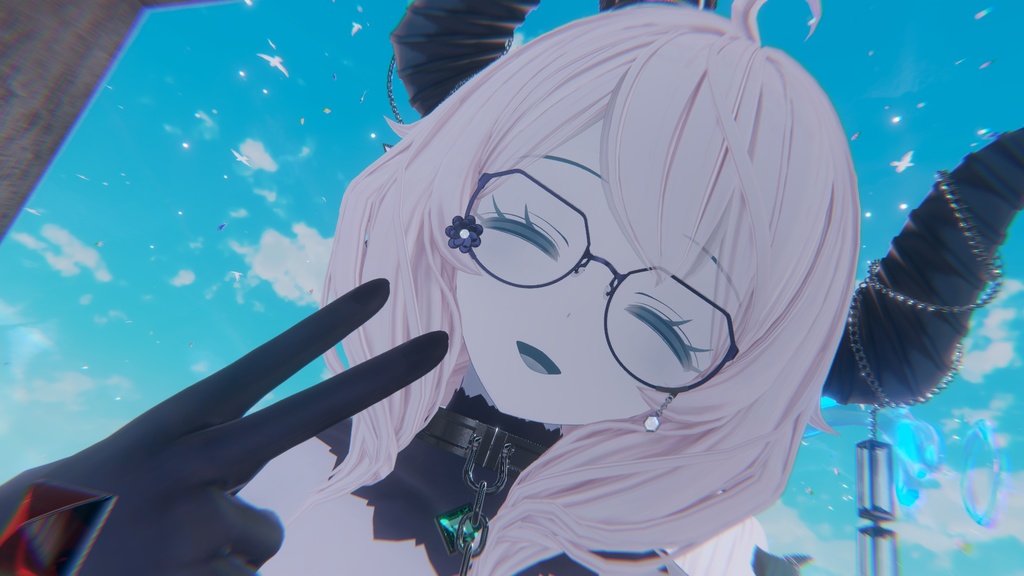 クラウンパントな眼鏡【VRC想定】