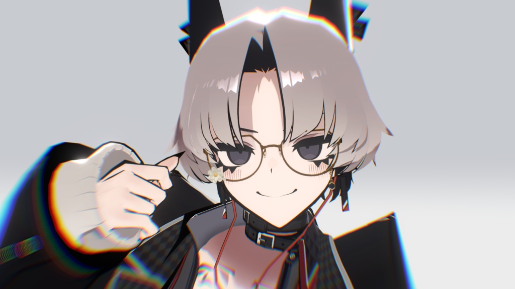 クラウンパントな眼鏡【VRC想定】