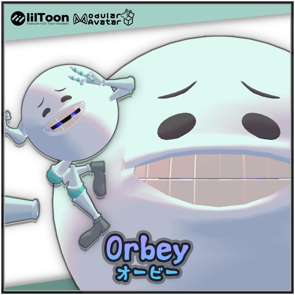 ✨3/13終日無料✨オリジナル3Dモデル 【オービー/Orbey】【VRC】