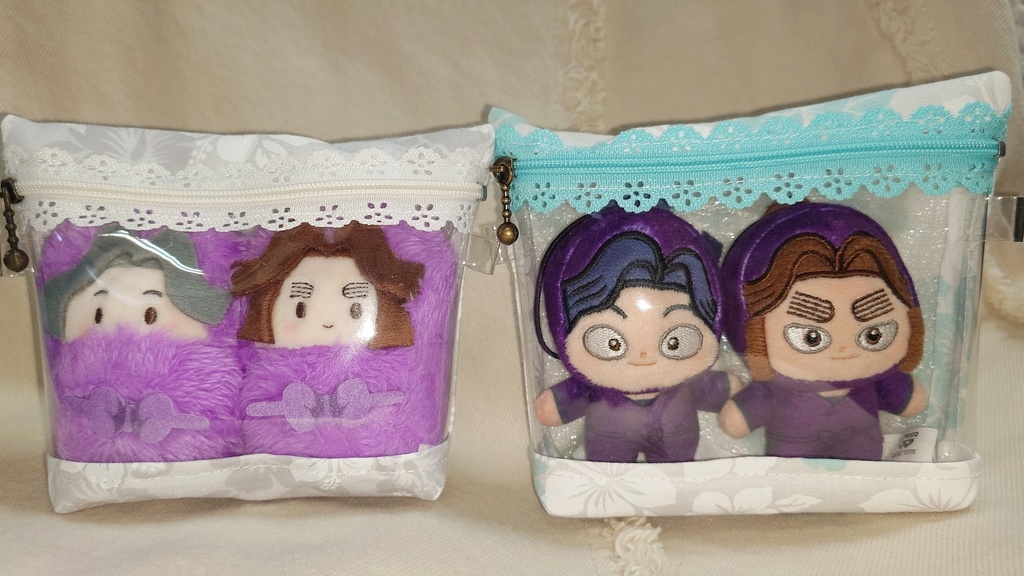 夏カラー𓇼くるみたぴぬいポーチ