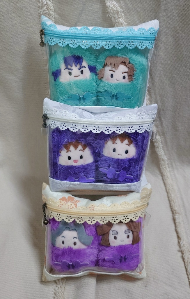 夏カラー𓇼くるみたぴぬいポーチ