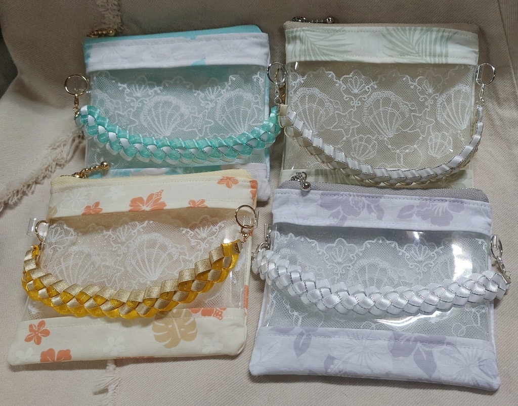 夏カラー𓇼ほわぬいポーチ