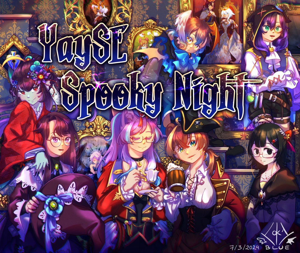 YaySE Spooky Night 1 Year Anniversary Wallpaper