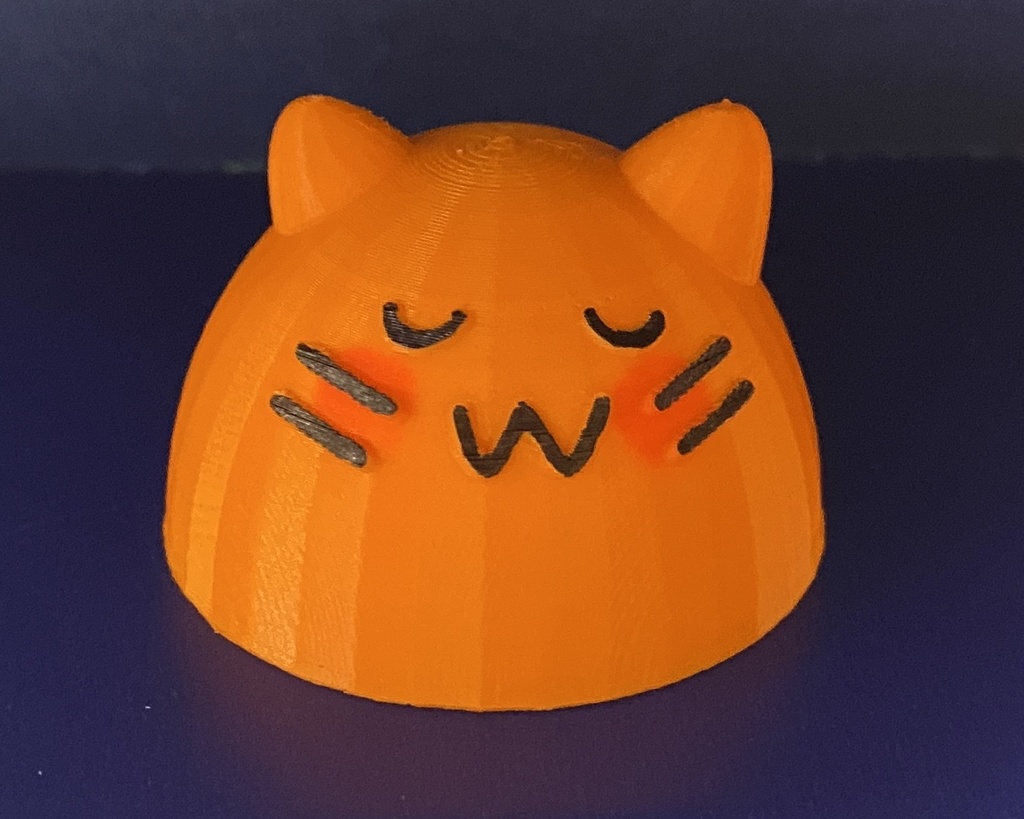 [新]にゃんぷっぷー blobcatuwu みかん色