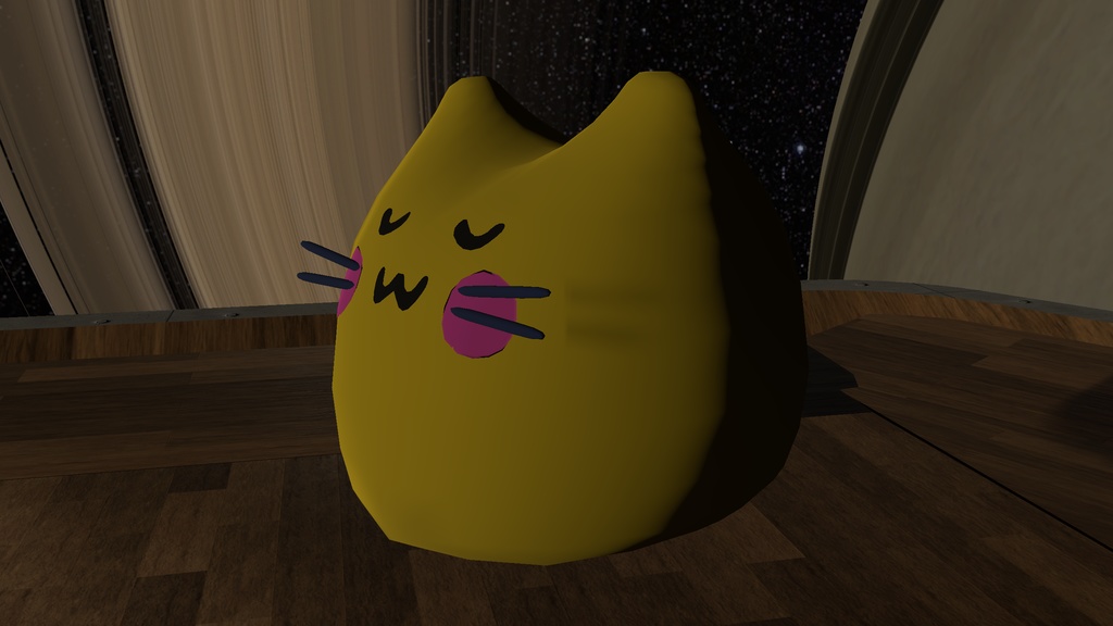 【無料版】VRChat用持てる置物 Blobcat_uwuぬいぐるみ
