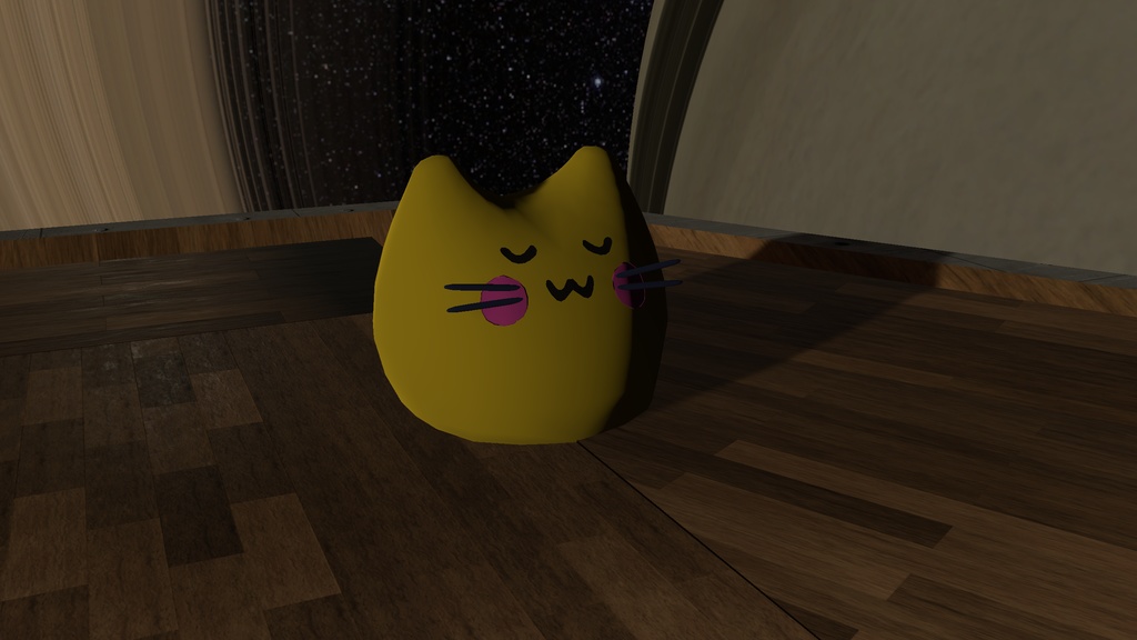 【BOOST版】VRChat用持てる置物 Blobcat_uwuぬいぐるみ