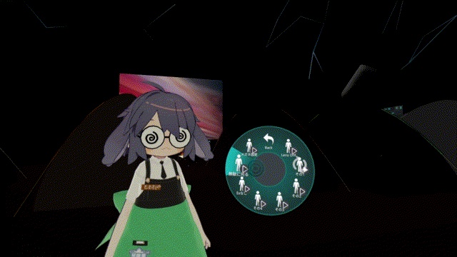 【Version 3】VRChat想定アバターギミック ExGlass まめフレンズ、ロポリこん、みみのこ、クララ、コロネ対応(PCVR/Desktop) そこそこローポリ 空間固定 AudioLink対応