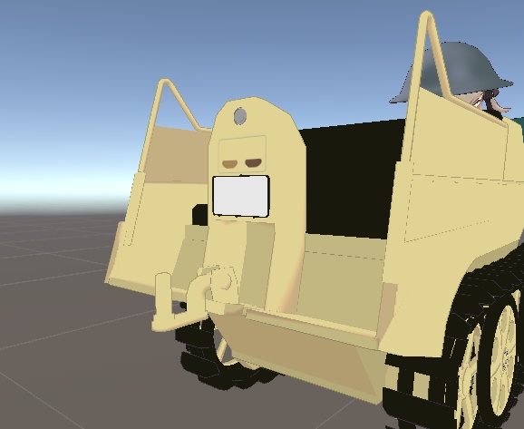 【おかげさまで1周年 1000+スキありがとう!】VRChatアバター用ギミック VRC Kettenkrad ケッテンクラート MA対応 Quest対応 まめふれんず、ロポリこん、みみのこ、コロネ、クララ、アズキ、せっけん、Nemo、Warabi、エク - Eku、SNOWHAVOC対応