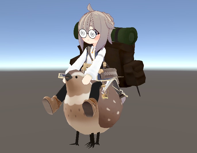 【1100+スキありがとう!Version 2リリース!大人気!】うずらのようなものに乗るギミック「うずらいだー」まめふれんず、ロポリこん、クララ、コロネ、みみのこ、るるこ、Nemo、Warabi、SNOWHAVOC対応