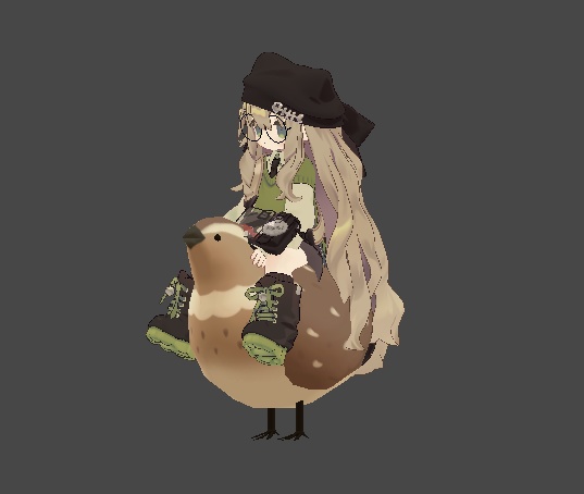 【1100+スキありがとう!Version 2リリース!大人気!】うずらのようなものに乗るギミック「うずらいだー」まめふれんず、ロポリこん、クララ、コロネ、みみのこ、るるこ、Nemo、Warabi、SNOWHAVOC対応