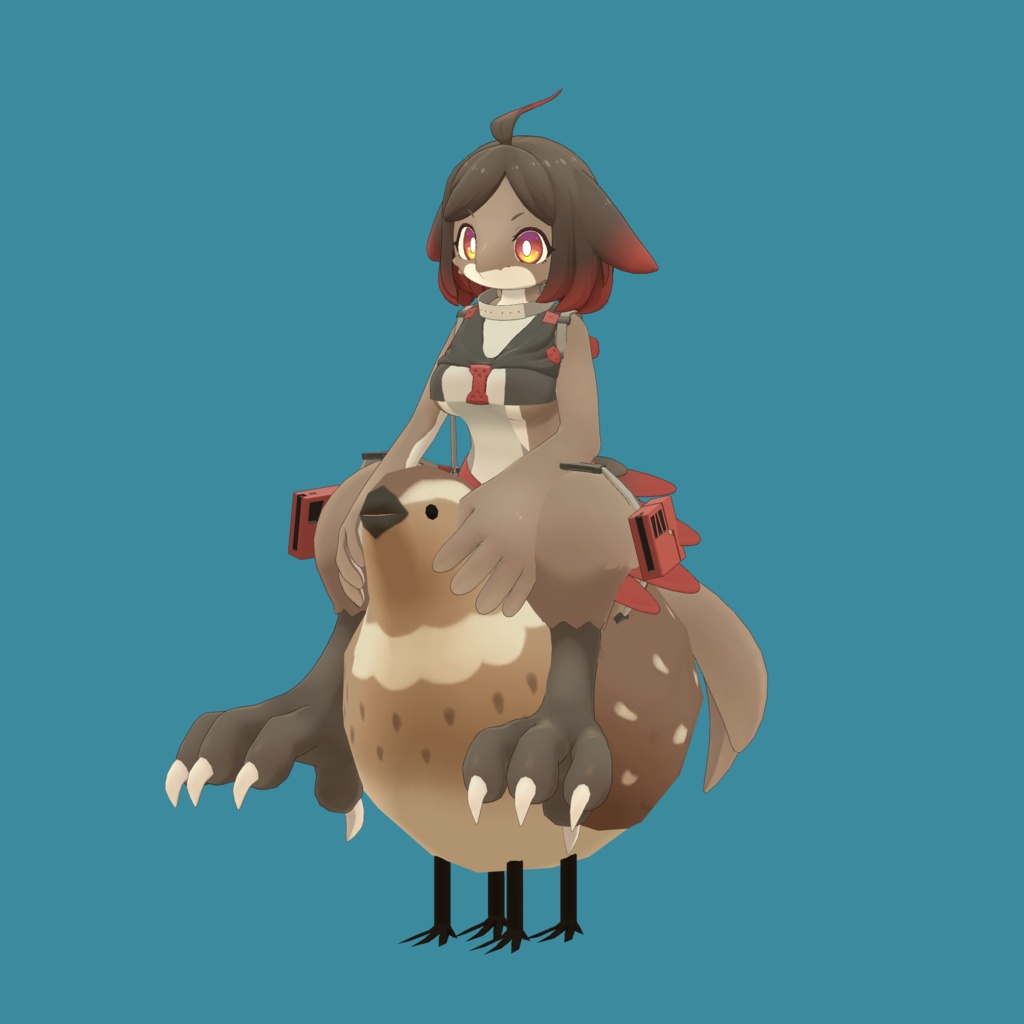 【おかげさまで1周年 1200+スキありがとう!Version 2リリース!大人気!】うずらのようなものに乗るギミック「うずらいだー」まめふれんず、ロポリこん、クララ、コロネ、みみのこ、るるこ、Nemo、Warabi、SNOWHAVOC、朔霧丸、ぽんとちゅね、モニカ、ひかるん、スプリア対応