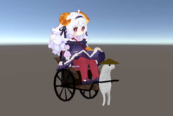 【自分が乗客になるやつ】まめふれんず、コロネ、ロポリこん、みみのこ用「Akyo人力車ギミック」