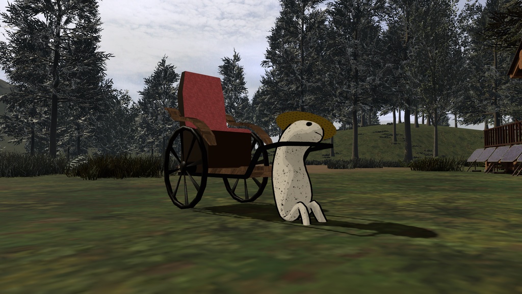 【Akyoになってひっぱるやつ】VRChat アバター「Akyo人力車」