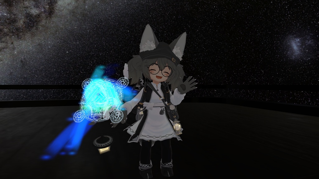 【MBKアドオン】旅人のリュックの杖を持って魔法を放つやつ まめふれんず、ロポリこん、コロネ対応 PCVR向け