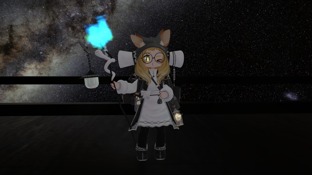 【MBKアドオン】旅人のリュックの杖を持って魔法を放つやつ まめふれんず、ロポリこん、コロネ対応 PCVR向け