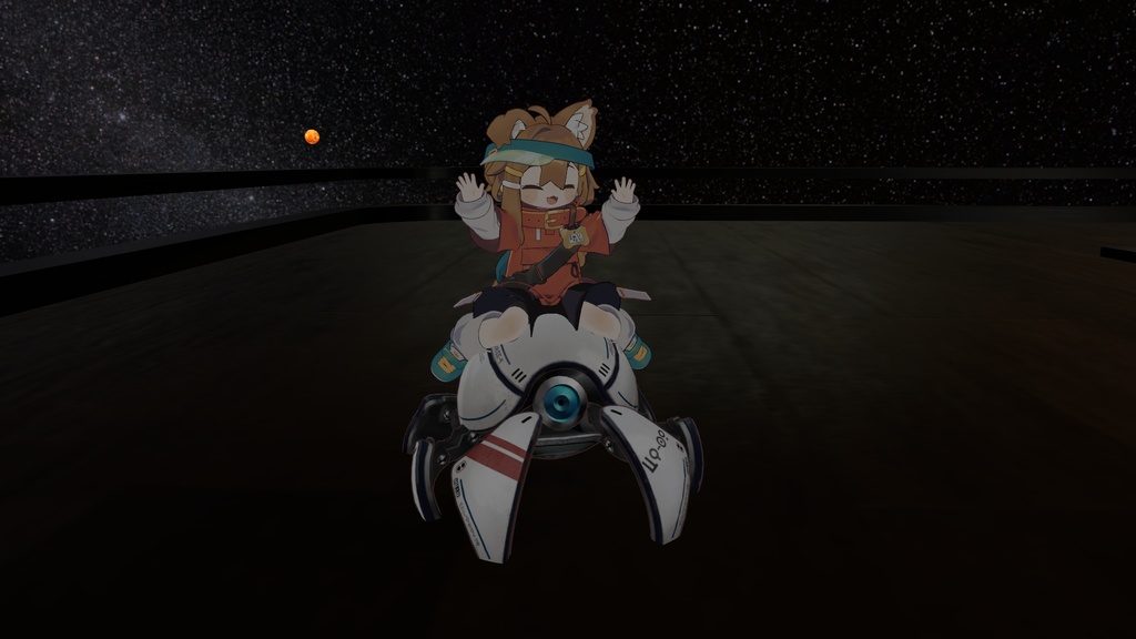 【Version 2 リリース!】「カニタマ α」に乗れるギミック「カニタマシーン」まめふれんず、ロポリコン、コロネ、クララ、アズキ、Nemo、Warabi対応※本製品には「カニタマ」ギミックとサンプル画像のアバター本体は付属していません ※PCVR/Desktop用です