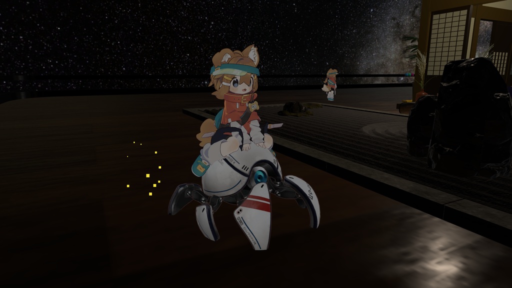 【Version 2 リリース!】「カニタマ α」に乗れるギミック「カニタマシーン」まめふれんず、ロポリコン、コロネ、クララ、アズキ、Nemo、Warabi対応※本製品には「カニタマ」ギミックとサンプル画像のアバター本体は付属していません ※PCVR/Desktop用です