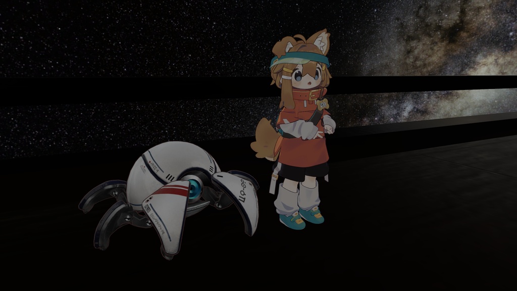 【Version 2 リリース!】「カニタマ α」に乗れるギミック「カニタマシーン」まめふれんず、ロポリコン、コロネ、クララ、アズキ、Nemo、Warabi対応※本製品には「カニタマ」ギミックとサンプル画像のアバター本体は付属していません ※PCVR/Desktop用です