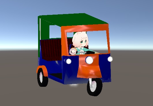 TUKTUKに乗れるギミック「まめトゥク」まめふれんず、まめひなた、キプフェル、クララ、コロネ、ロポリこん対応※本製品にはサンプル画像のアバター本体は付属していません ※PCVR/Desktop用です