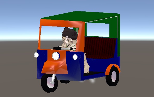 TUKTUKに乗れるギミック「まめトゥク」まめふれんず、まめひなた、キプフェル、クララ、コロネ、ロポリこん対応※本製品にはサンプル画像のアバター本体は付属していません ※PCVR/Desktop用です