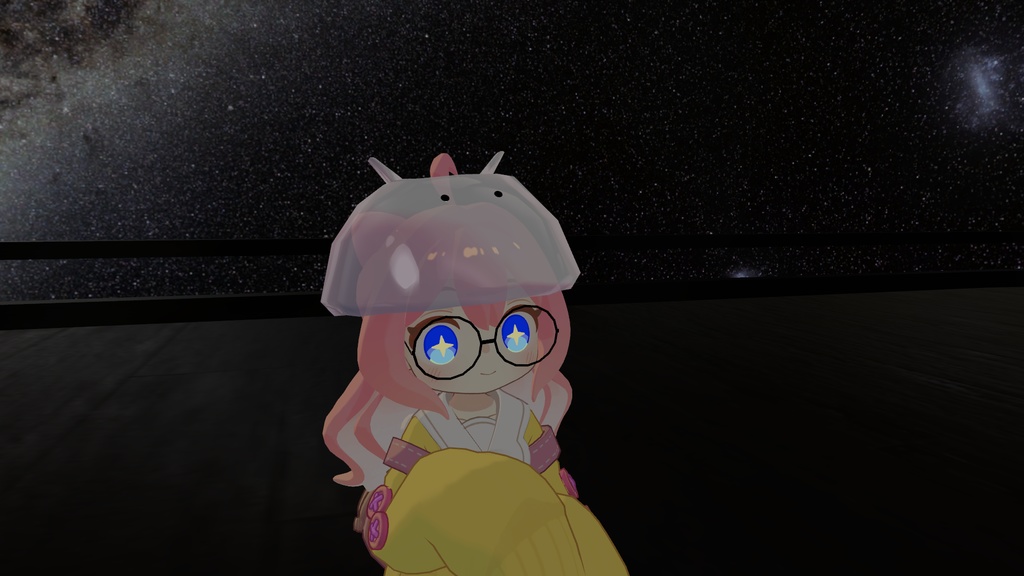 乗れる!かぶれる!メンダコ?らいだー クララ/コロネ用 メンダコに乗るアバターギミック ※本製品にはサンプル画像のアバター本体は付属していません ※PCVR/Desktop用です