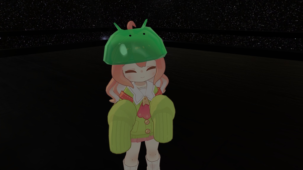 乗れる!かぶれる!メンダコ?らいだー クララ/コロネ用 メンダコに乗るアバターギミック ※本製品にはサンプル画像のアバター本体は付属していません ※PCVR/Desktop用です