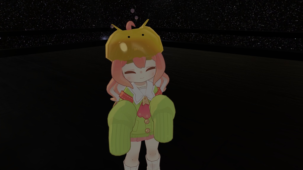 乗れる!かぶれる!メンダコ?らいだー クララ/コロネ用 メンダコに乗るアバターギミック ※本製品にはサンプル画像のアバター本体は付属していません ※PCVR/Desktop用です