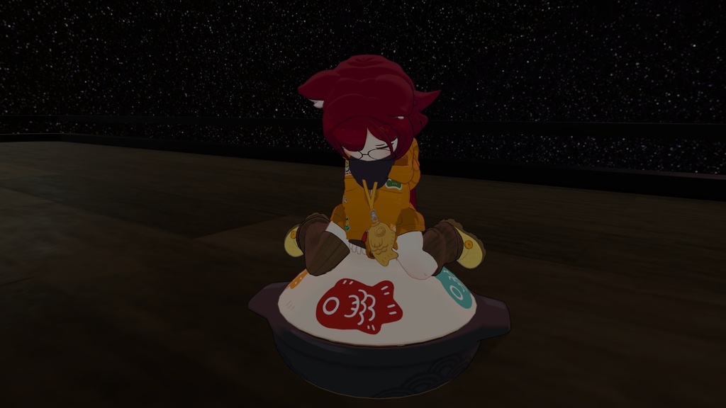 【アズキ専用】「なべらいだー」アズキ専用AFK鍋に乗れるギミック MA対応 PCVR/Desktop