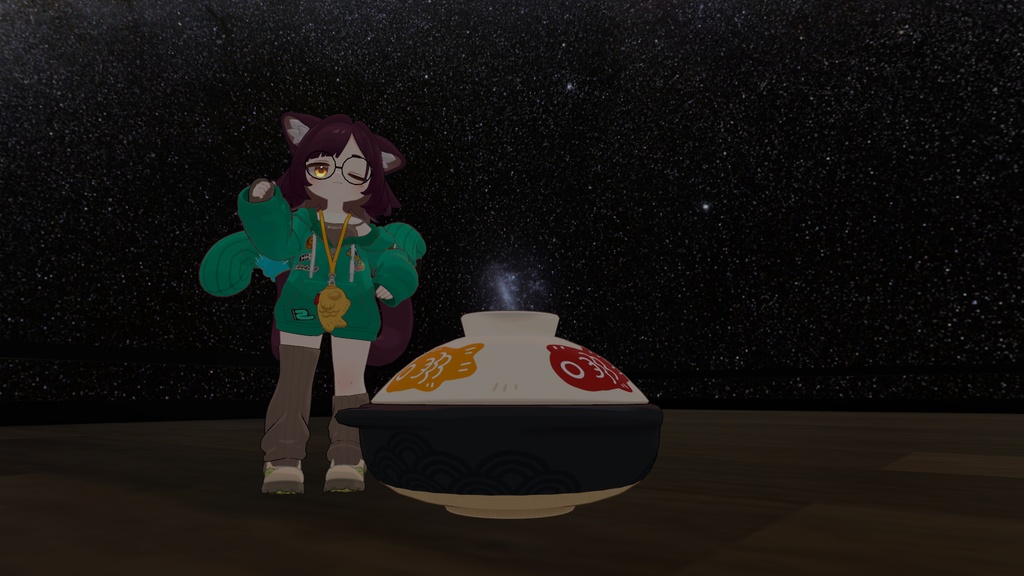 【アズキ専用】「なべらいだー」アズキ専用AFK鍋に乗れるギミック MA対応 PCVR/Desktop