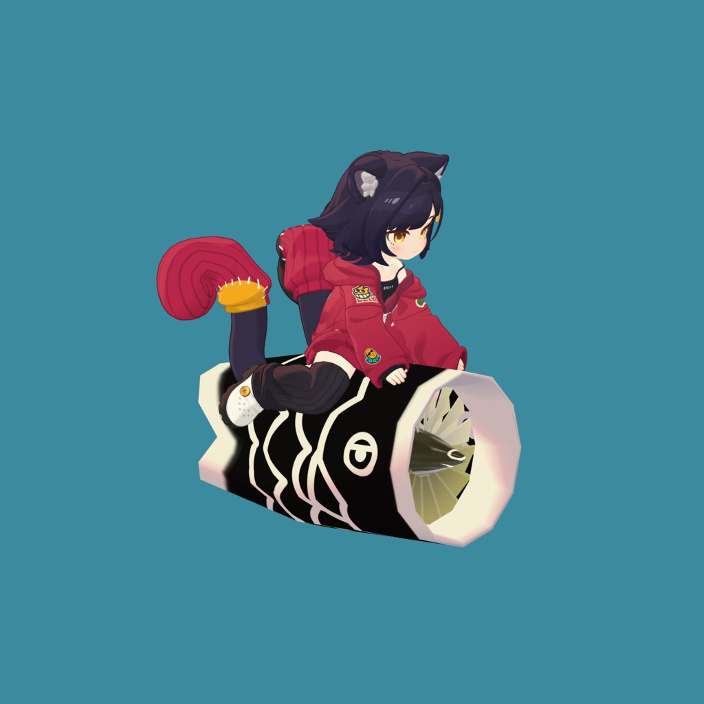 【Version 2リリースと1周年記念半額250円 5/10まで】VRChatのりものギミック「こいのぼり」 余裕の音だ推力が違います キプフェル、アズキ、クララ、コロネ、ぽんとちゅね、ひかるん、モニカ、Nemo、朔霧丸、しなの、SNOWHAVOC、スプリア対応 MA対応