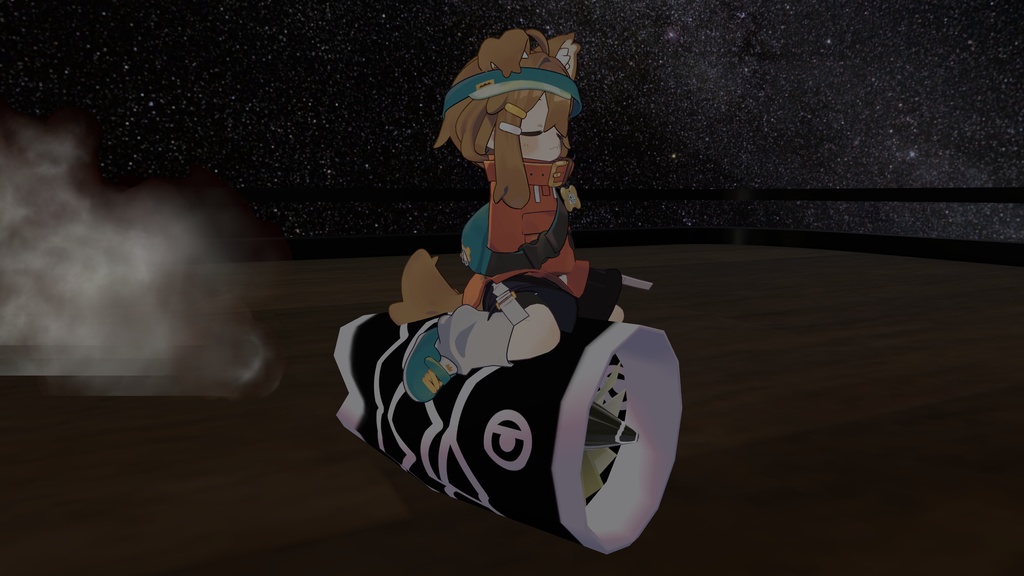 VRChatのりものギミック「こいのぼり」 余裕の音だ推力が違います アズキ、クララ、コロネ、まめふれんず対応