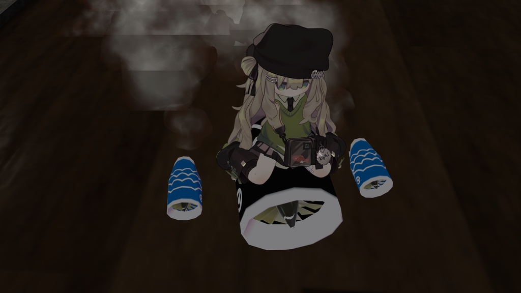 VRChatのりものギミック「こいのぼり」 余裕の音だ推力が違います アズキ、クララ、コロネ、まめふれんず対応