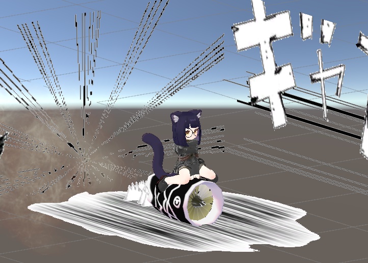 VRChatのりものギミック「こいのぼり」 余裕の音だ推力が違います アズキ、クララ、コロネ、まめふれんず対応