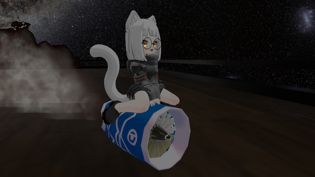 VRChatのりものギミック「こいのぼり」 余裕の音だ推力が違います アズキ、クララ、コロネ、まめふれんず対応