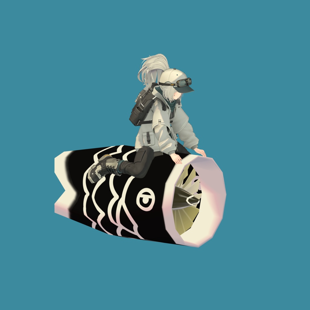 【Version 2リリースと1周年記念半額250円 5/10まで】VRChatのりものギミック「こいのぼり」 余裕の音だ推力が違います キプフェル、アズキ、クララ、コロネ、ぽんとちゅね、ひかるん、モニカ、Nemo、朔霧丸、しなの、SNOWHAVOC、スプリア対応 MA対応