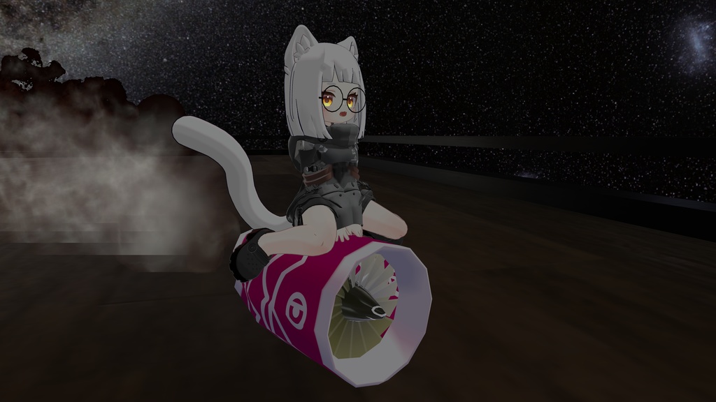 VRChatのりものギミック「こいのぼり」 余裕の音だ推力が違います アズキ、クララ、コロネ、まめふれんず対応