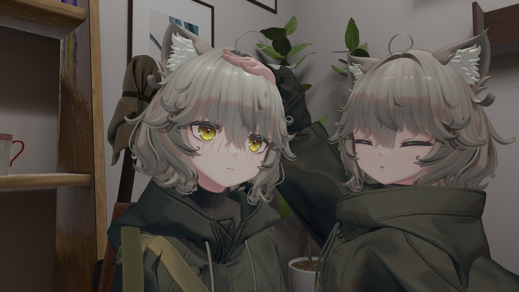 「なでネモ」ネモになでられ表情エモートを追加するギミック MA対応