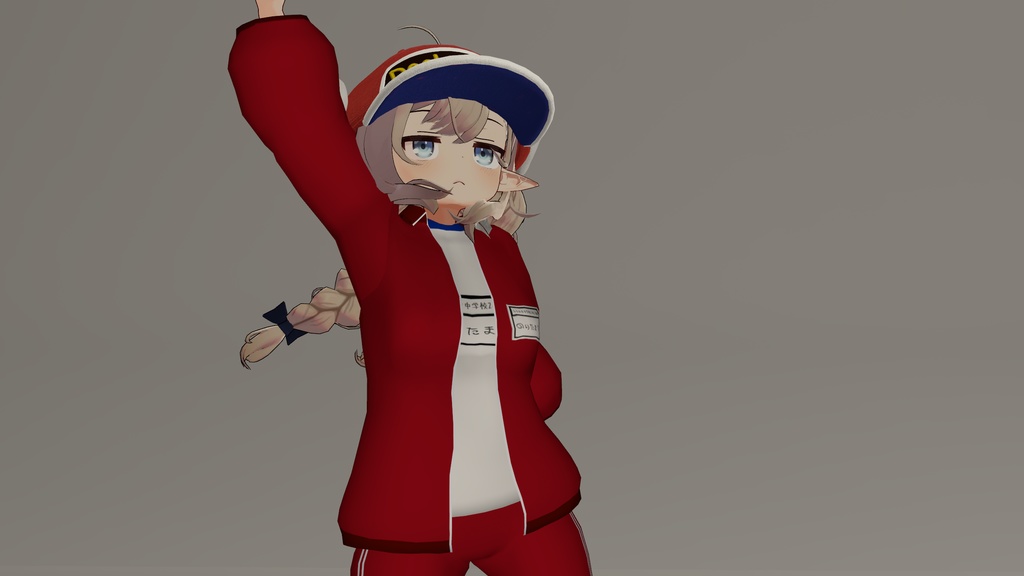 【モニカ対応版半額セール中!~1/15まで】もえジャー MoeJ 萌えそで ハーフパンツ ジャージ AudioLink対応 キプフェル、まめふれんず、モニカ対応 ※PCVR用です