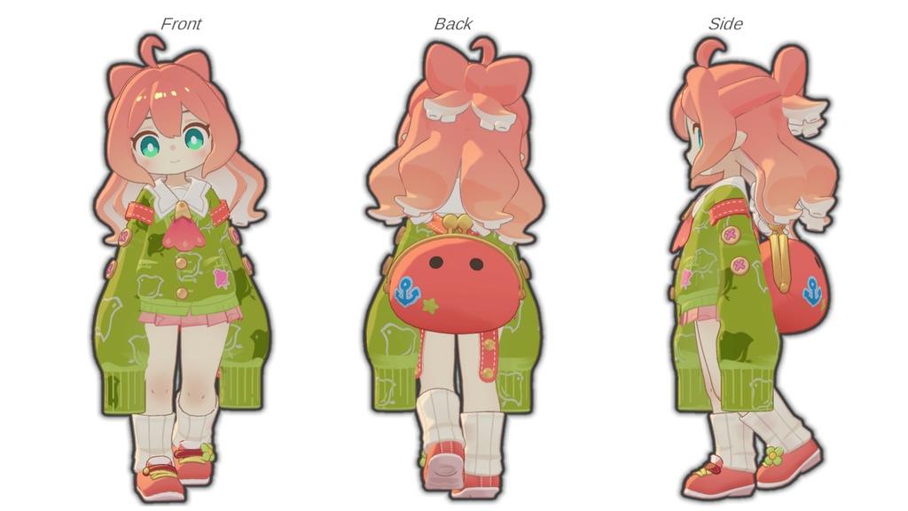 えも研アバター標準衣装用模様替えマテリアル「和柄 -Wagara-」01千鳥、02紅葉、03流水 MA対応 クララ、コロネ、アズキ