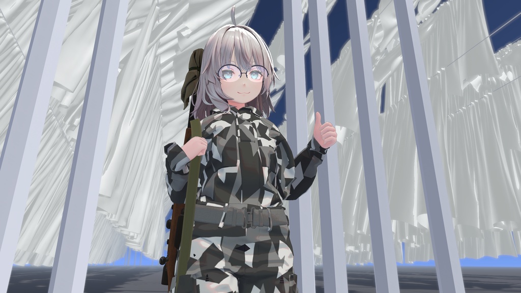 【6/8まで公開】無料 FLASTORE Combat Uniform 用スプリンター(スプリッター)迷彩風テクスチャ